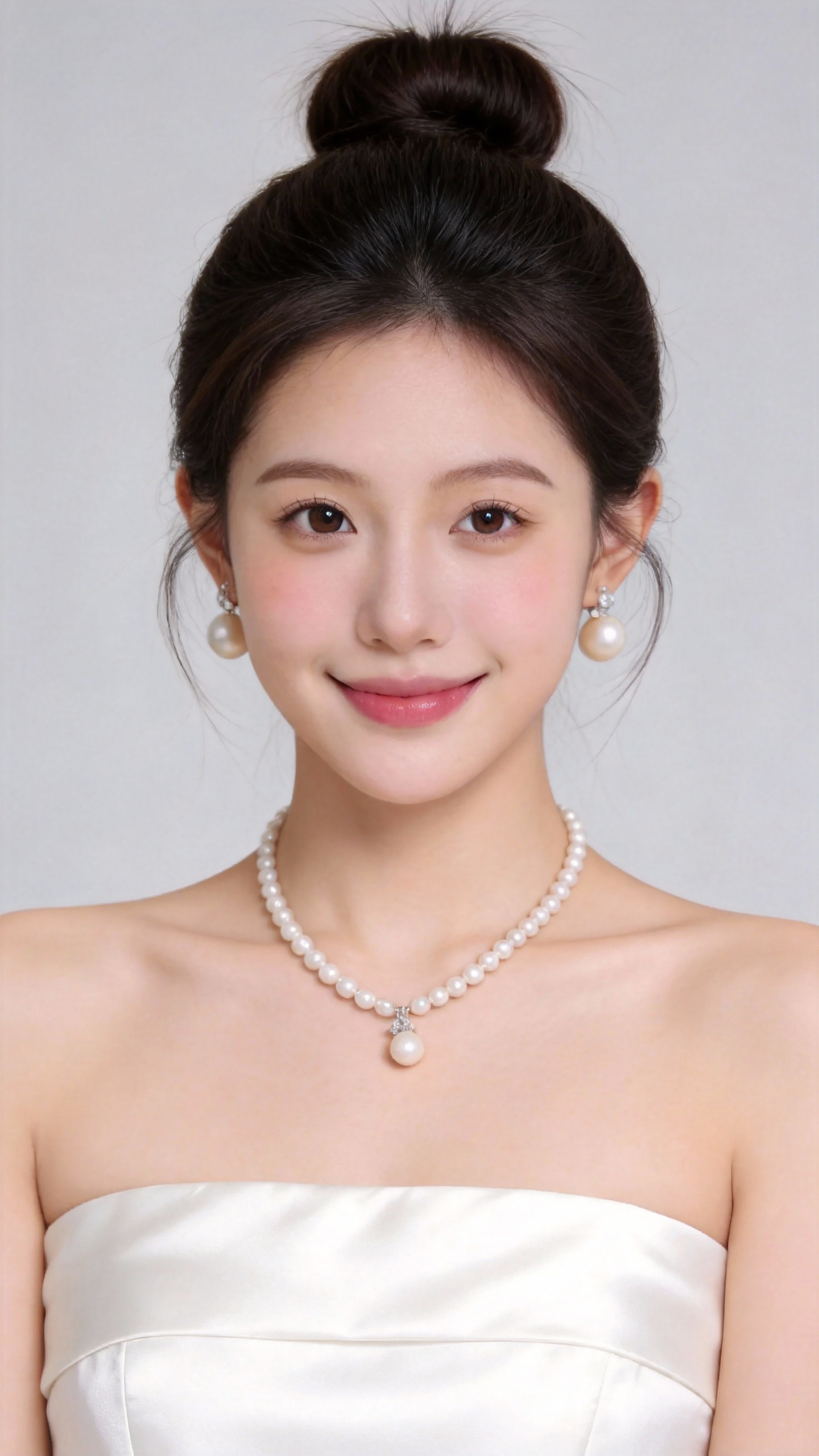 AI婚纱照 - 唯美珍珠首饰新娘写真