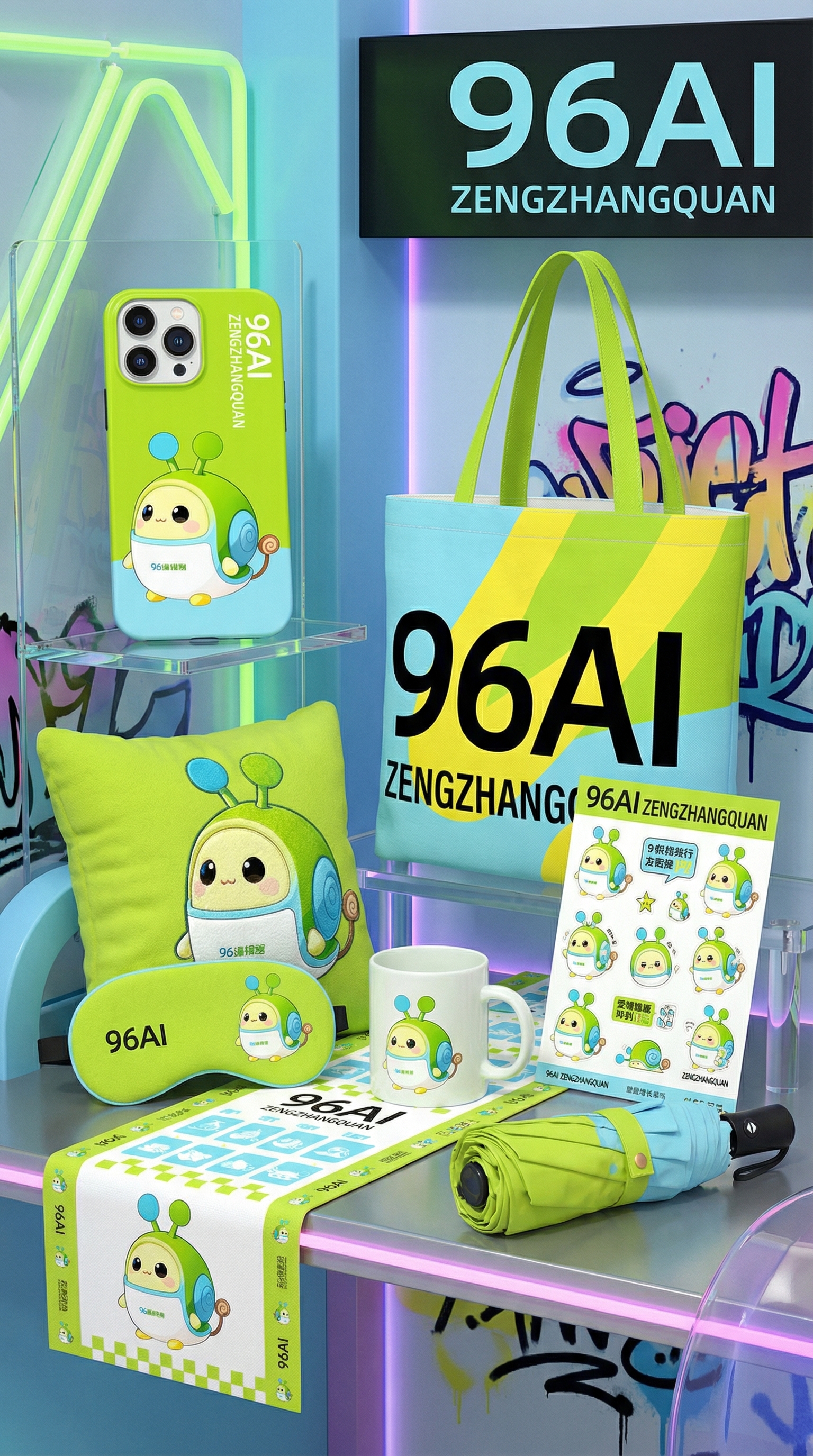 AI周边设计 - 品牌IP文创产品展示
