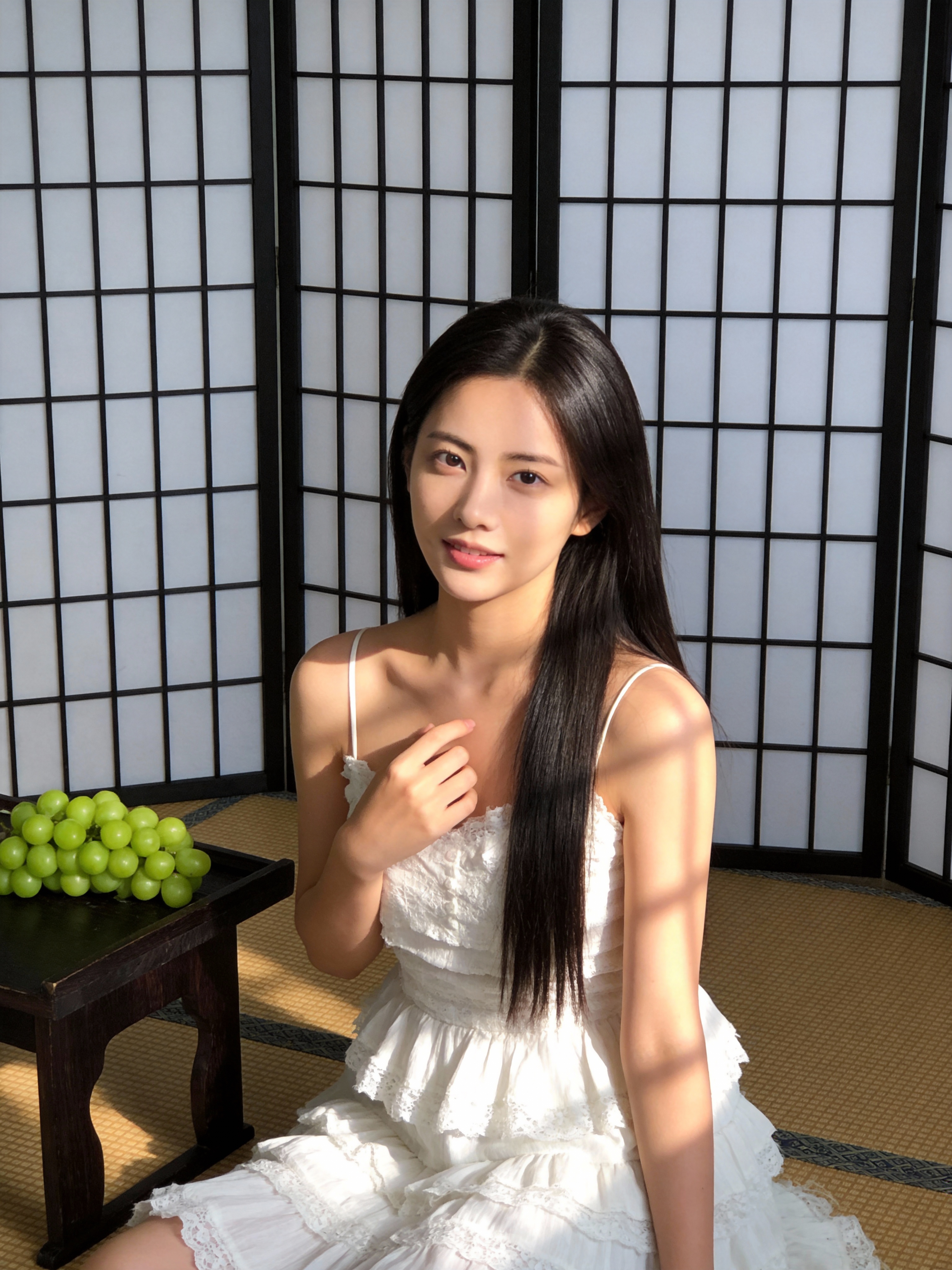 长发美女AI写真 - 国风氛围人像摄影