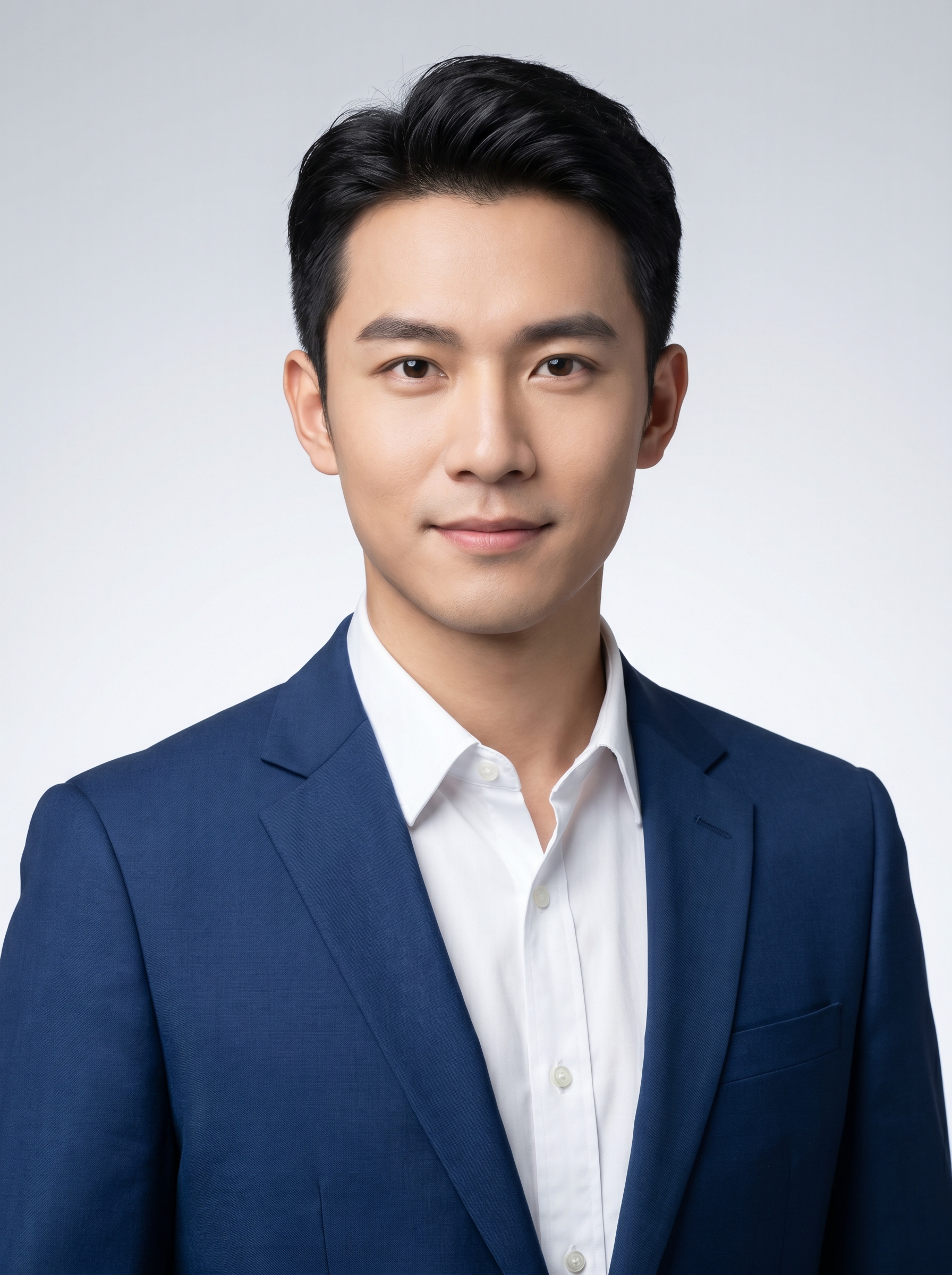 AI商务人像 - 职场男士证件照